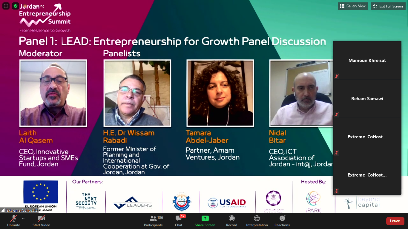 Jordan Entrepreneurship Summit – From Resilience to Growth, 15 & 16 December 2020