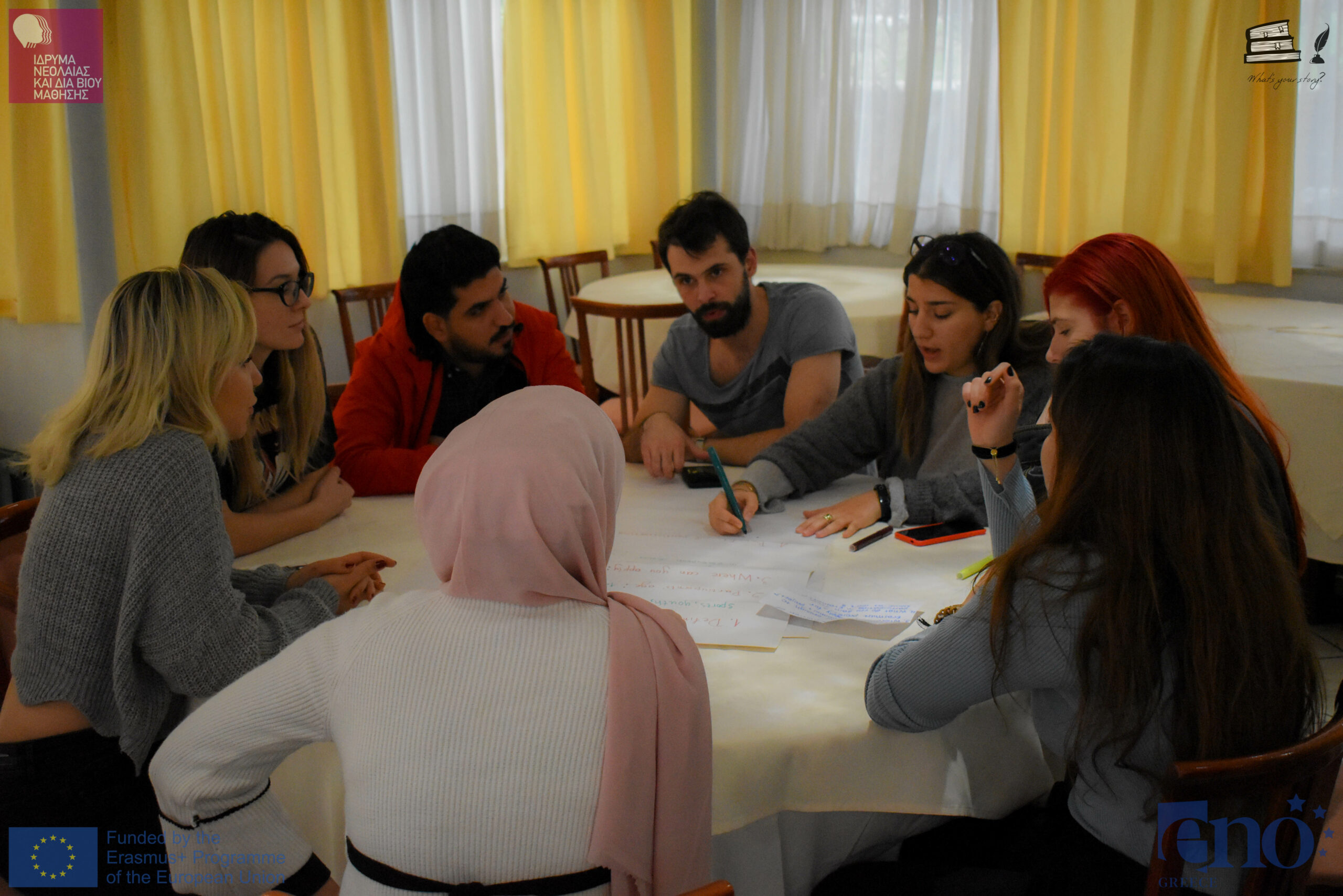 Desert Bloom participated in “What’s Your Story?” Youth Exchange, from 8-16 December 2019, Athens, Greece