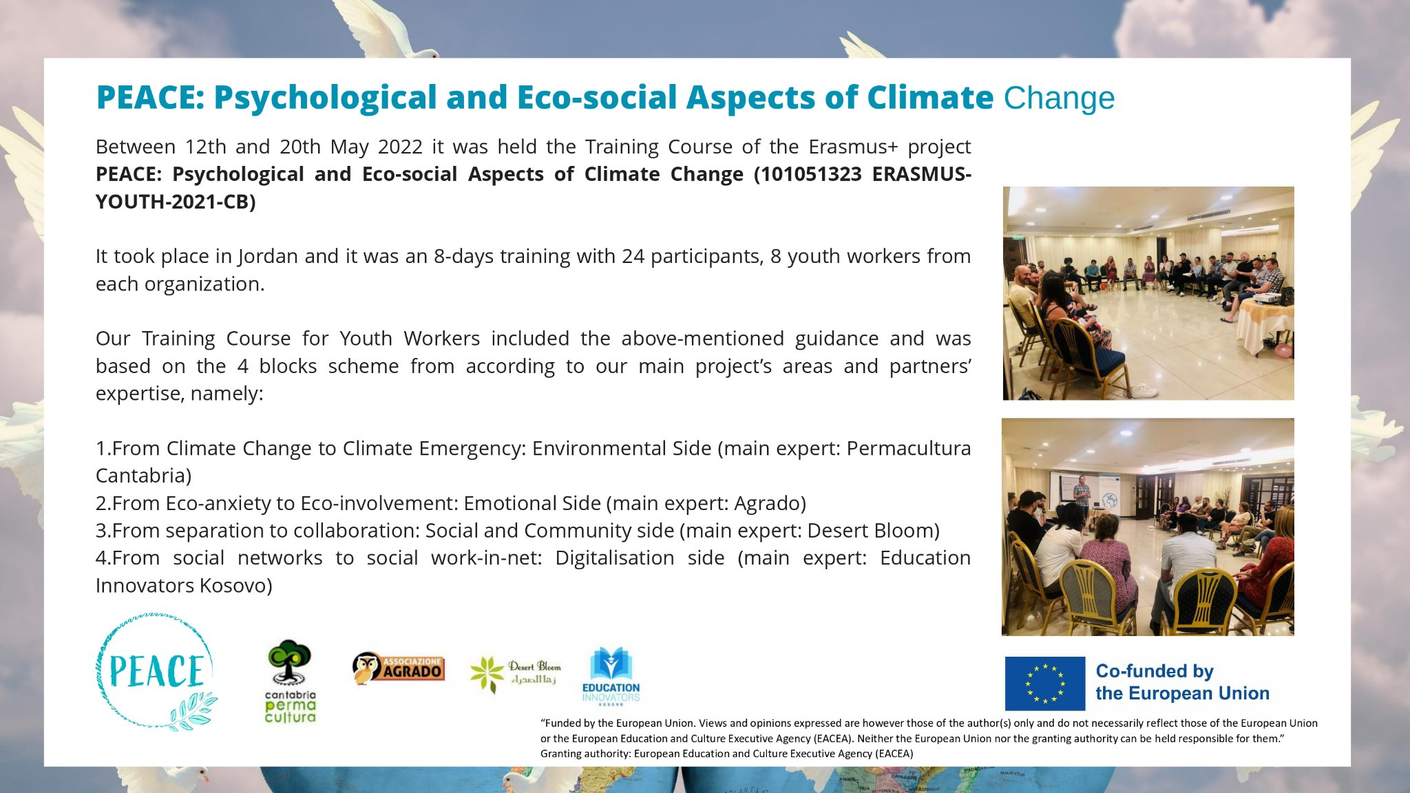 May 2022 – PEACE: Psychological and Eco-social Aspects of Climate ChangE