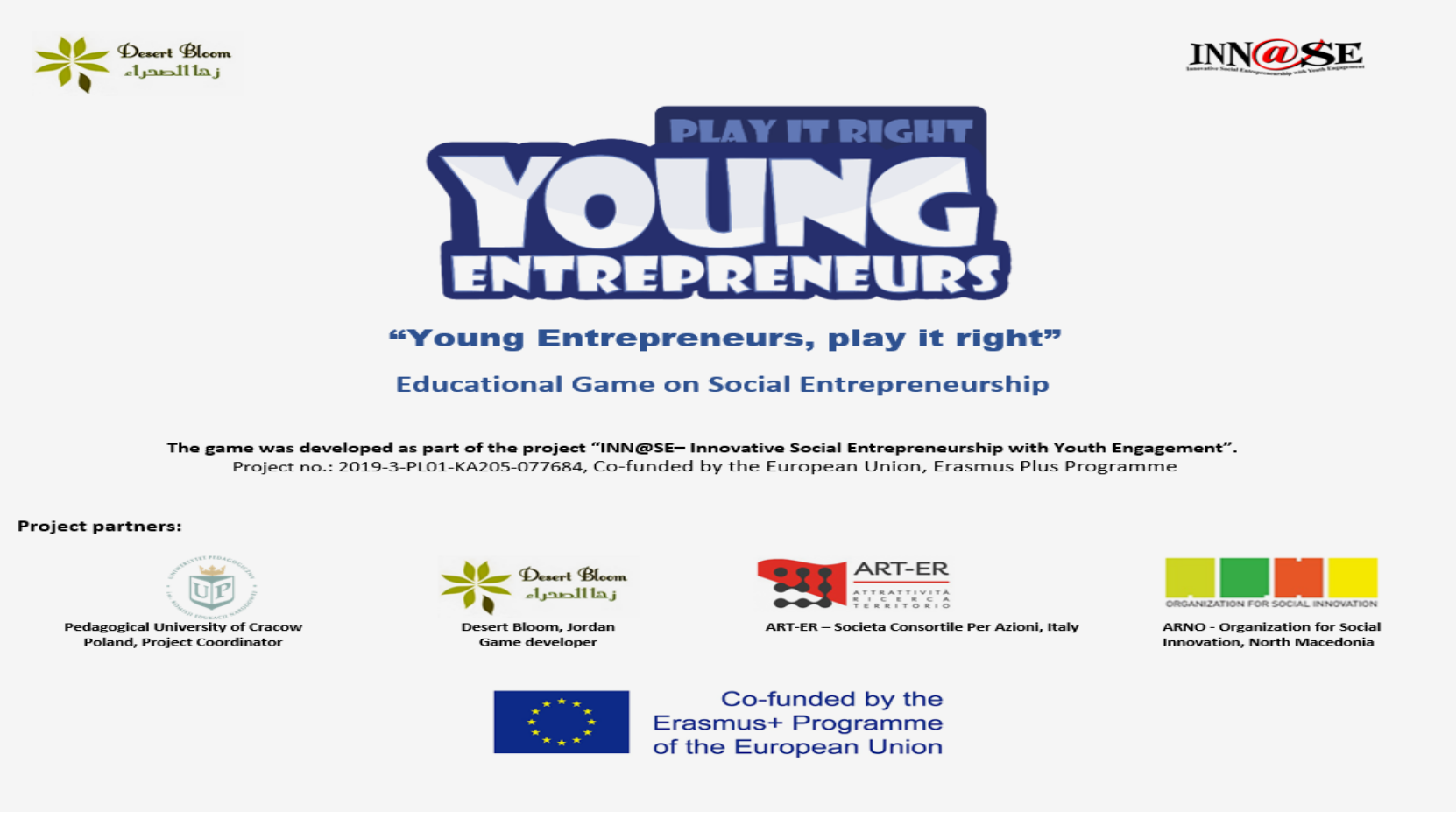 July 2022 – A Game on Social Entrepreneurship- Play and provide your feedback