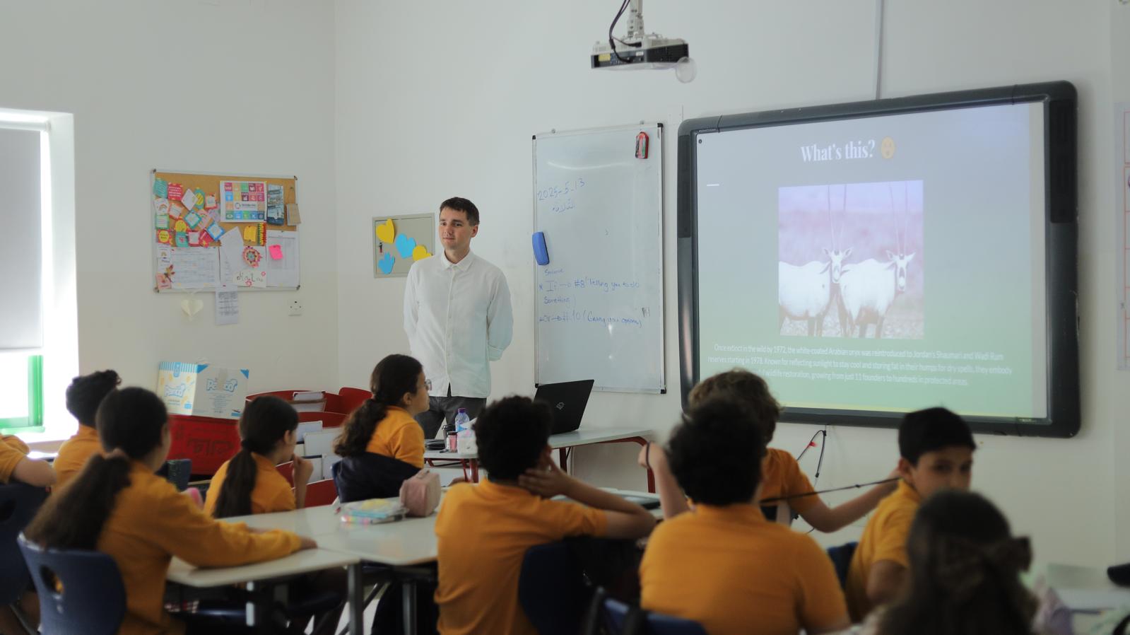 Desert Bloom Volunteers Host Inspiring Workshop on the Sustainable Development Goals (SDGs), for the students of the English Talents School in Amman